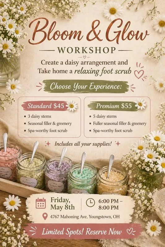 🌼 Bloom & Glow Workshop - Premium