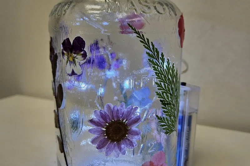 ✨ Fairy Light Flower Jar Workshop