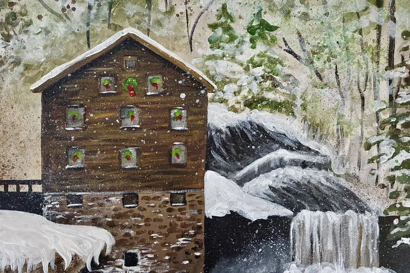 🎄✨ Christmas in July Paint Class - Christmas at Lanterman’s Mill