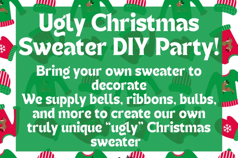 🎅 Ugly Christmas Sweater DIY Party