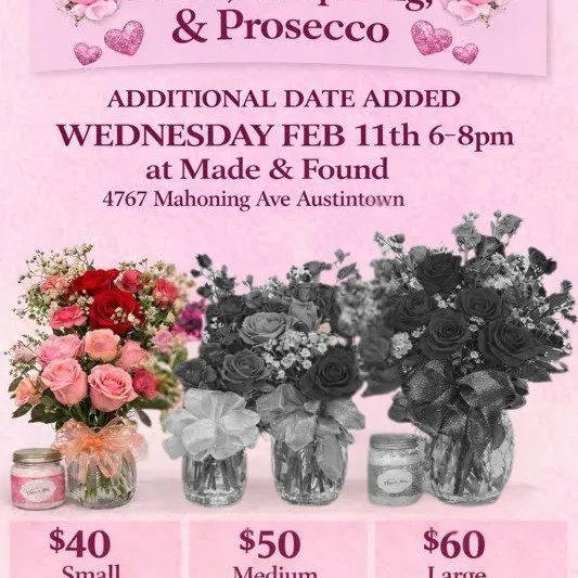 🌸 Petals, Pampering & Prosecco Party 🌸 Small Arrangement