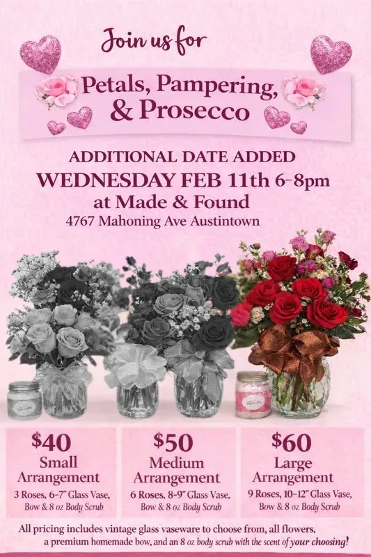 🌸 Petals, Pampering & Prosecco Party 🌸 Large Arrangement