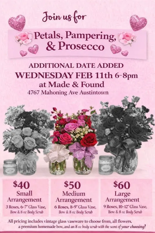 🌸 Petals, Pampering & Prosecco Party 🌸 Medium Arrangement